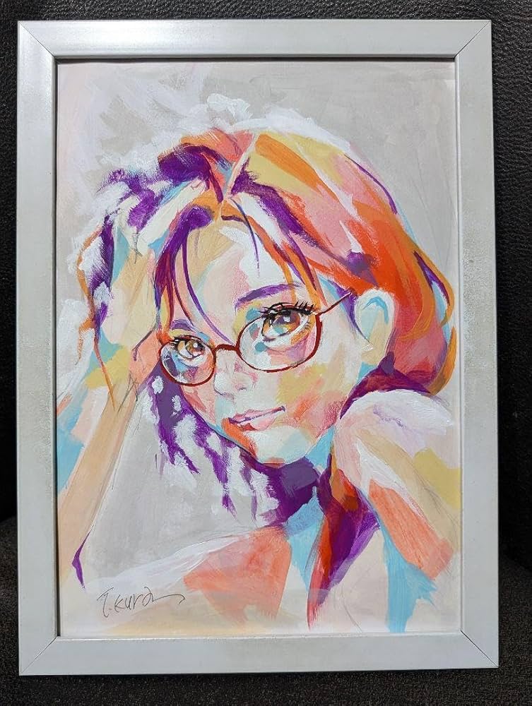 専用　原画　絵画　水彩画　ドローイング　美人画 Amazon.co.jp: 美人画 原画 絵画 ドローイング 人物画 イラスト