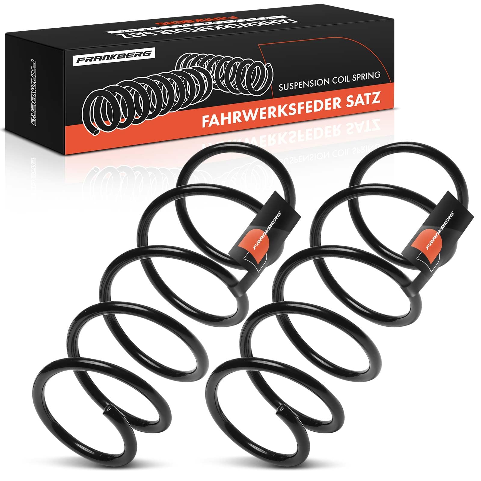 Frankberg 2x Ressort de suspension Essieu Avant Gauche Droite | Compatible avec Corsa D S07 2006-2014 Corsa D Camionnette/Hayon S07 2006-2014 Remplacer# 312310