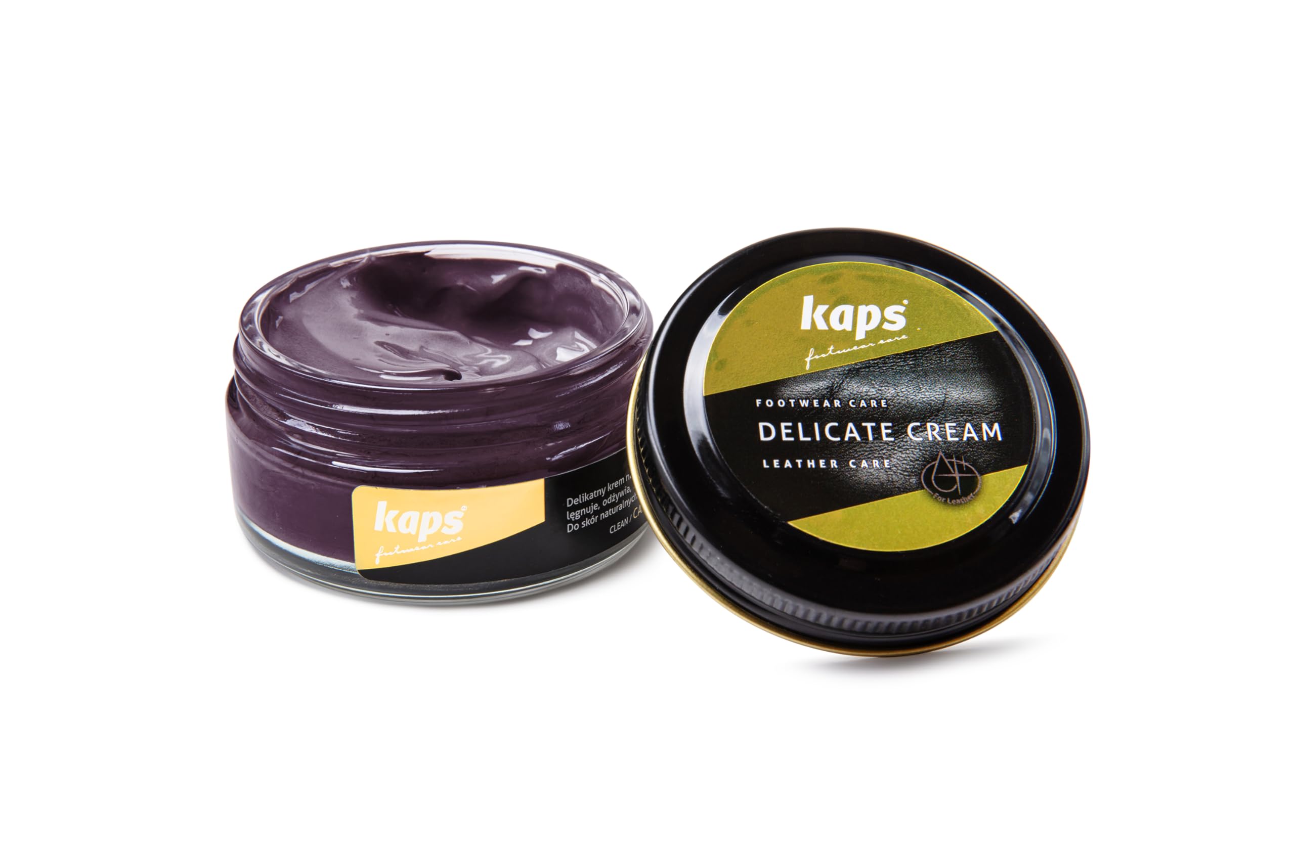 Kaps Leather Shoe Cream - Shoe Care Polish and Colour Conditioner | Refreshes Appearance | For Boots, Handbags, Furniture | Intensive Leather Care and Nourishing | 70 + Shades 50ml — view 68