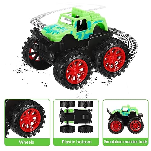 Miniatura 3 de 30 piezas de decoración para tartas de camiones monstruo, decoración de pastel de auto de carreras, decoración de pastel de auto, decoración de