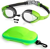 Vista 13 de Gafas de natación Keary Kids para niños pequeños, niños y jóvenes (3-12), antiniebla, impermeables, anti-UV, visión clara, gafas de piscina