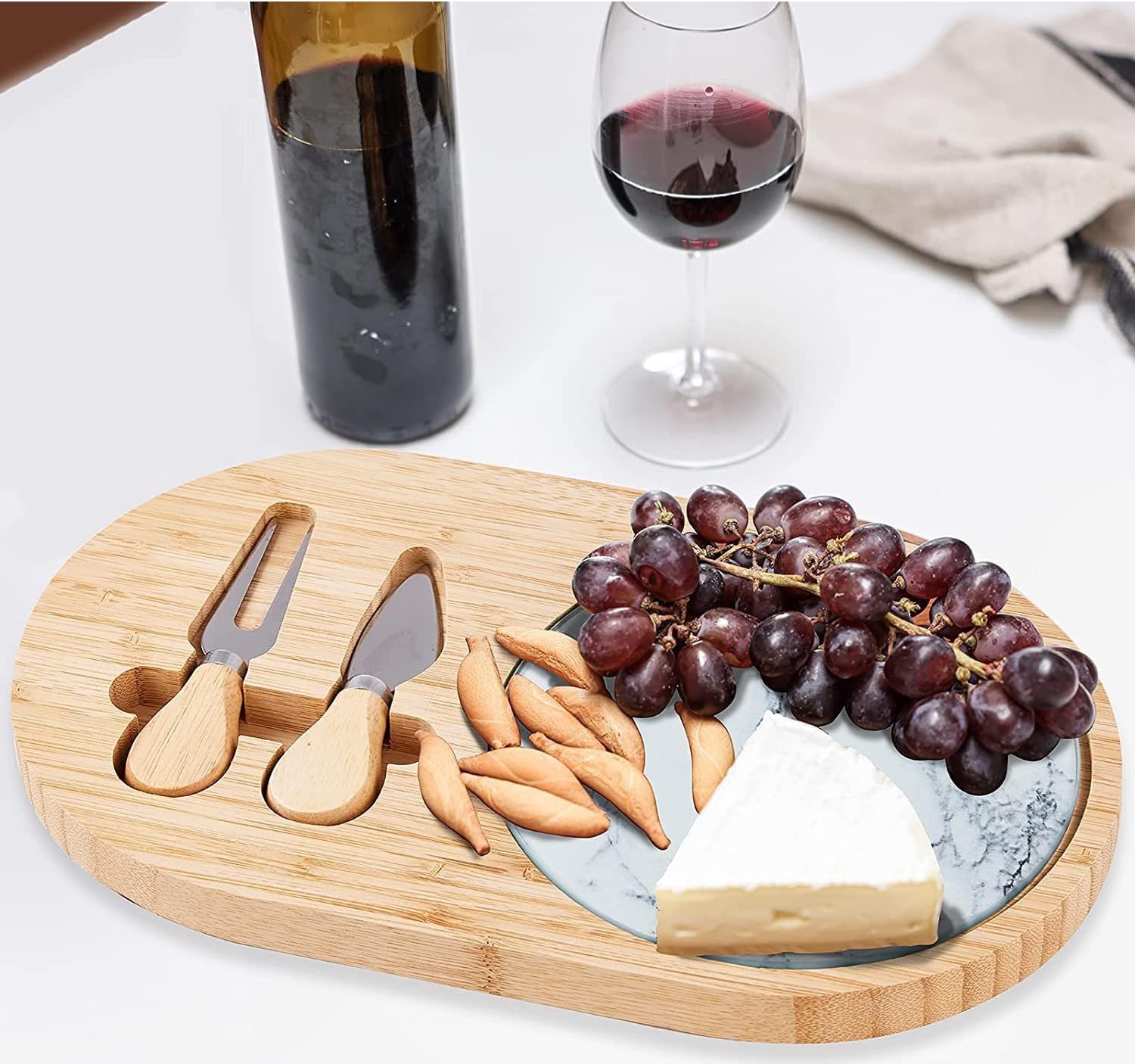 Cheese Board Home Kitchen Western Food Steak Bread Afternoon Tea Snack French Fries Dim Sum Cutting