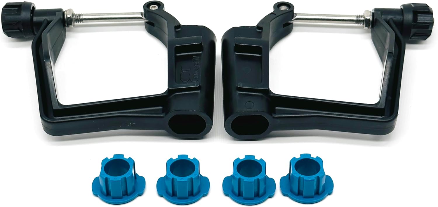 Concept2 Scull Oarlock Kit with Blue Pitch Bushings for 13mm Rigger Pin, 416