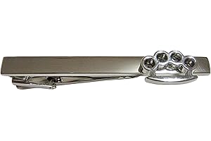 Brass Knuckles Tie Clip Keepsake