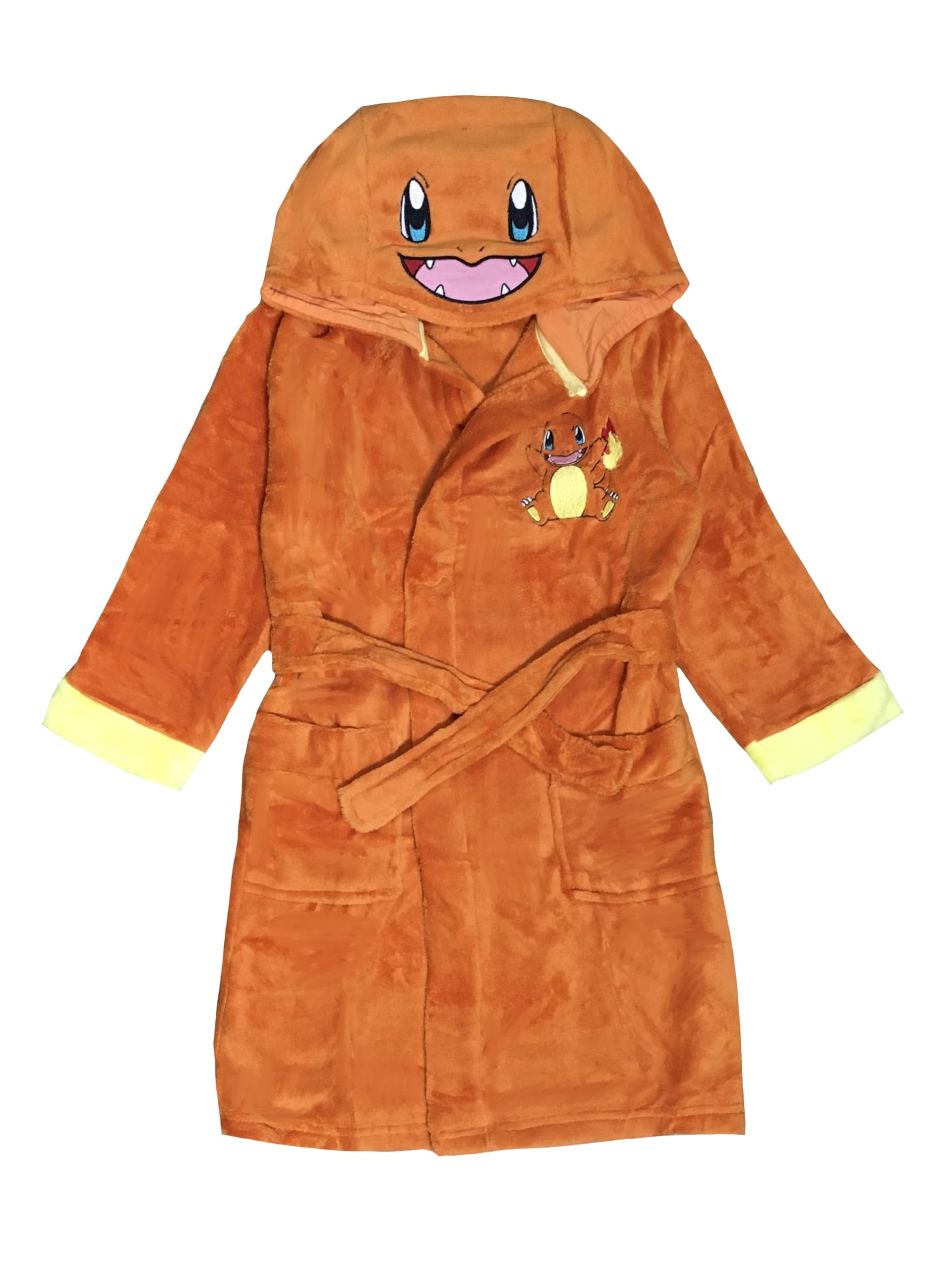 Pokemon Boys or Girls Hooded Bathrobe, Dressing Gown, Age 4-14 Years