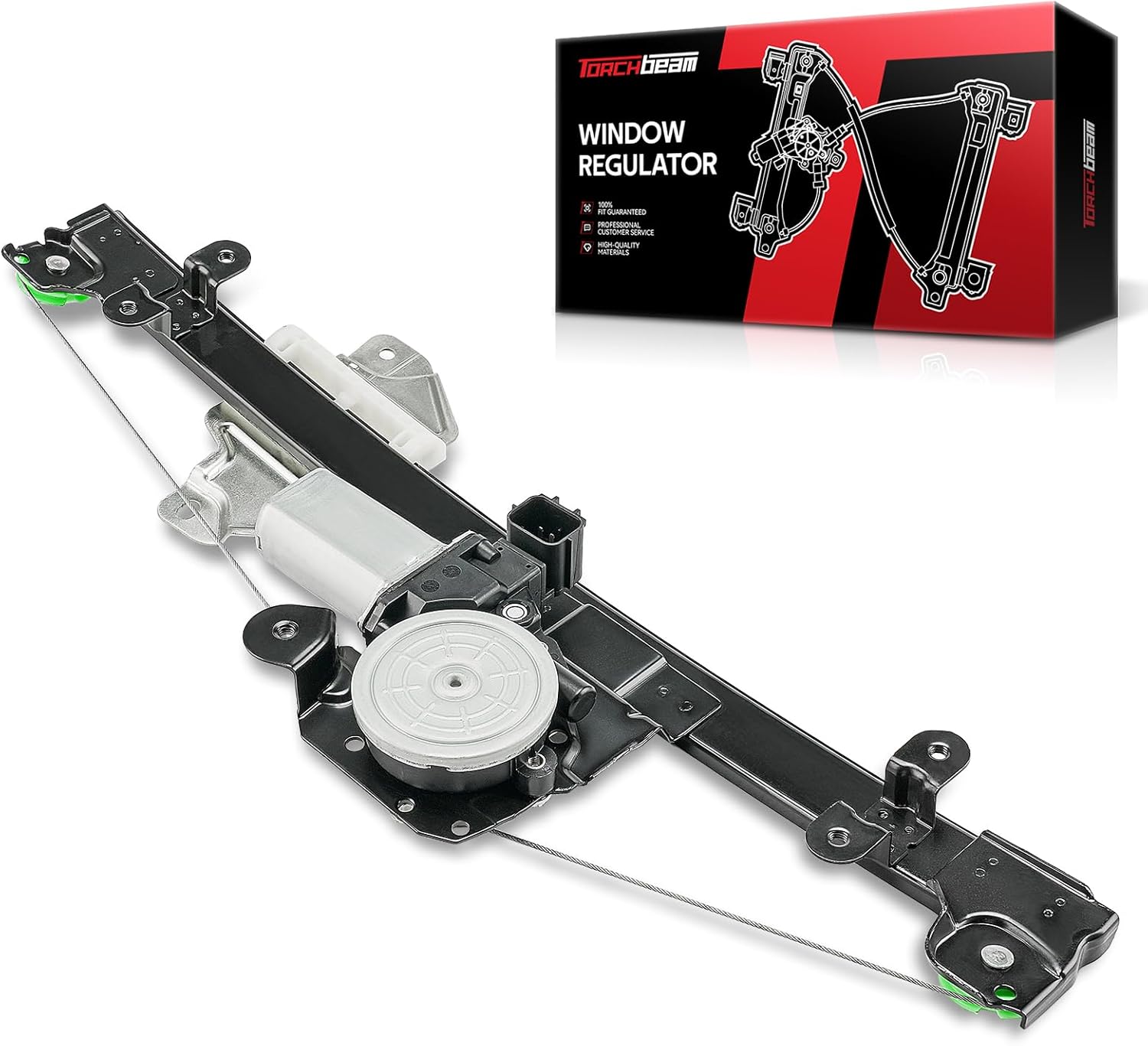 Torchbeam 748-065 Front Right Passenger Side Power Window Regulator with Motor Assembly Compatible with Nissan Altima 2013-2018