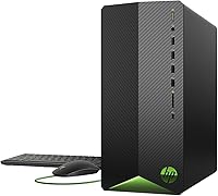 Vista 4 de HP Pavilion Gaming Desktop PC - AMD 6-Core Ryzen 5 5600G Processor, AMD Radeon RX5500, 8GB RAM, 256GB PCIe NVMe SSD, Win 10 Home