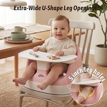 Tiny Marvels 3-in-1 Baby Booster Seat, Ergonomic & Comfortable EVA Material