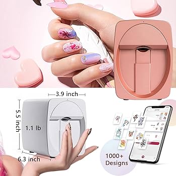 Amazon.com: Portable Nail Printer, Digital Nail Art Printer