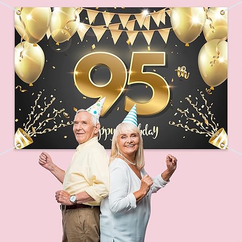 Miniatura 34 de HAMIGAR Fondo de pancarta de feliz cumpleaños número 17 de 6 x 4 pies, decoraciones de cumpleaños de 17 años, suministros de fiesta para niñas