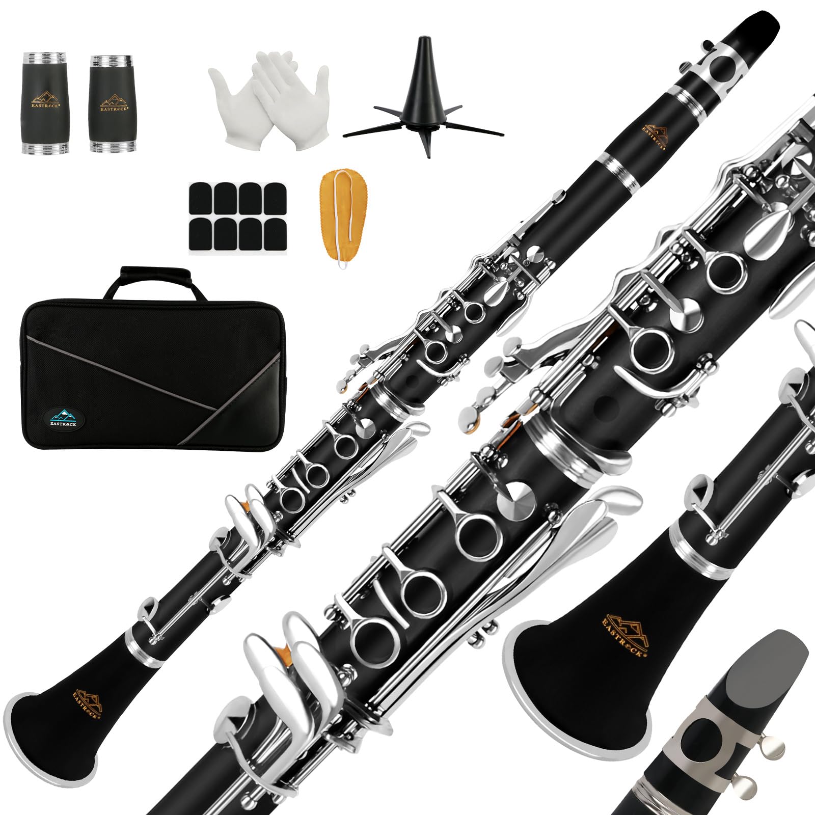 Clarnette Professonnelle à Clé Eb Avancée ébonte Corps Bon Son Avec