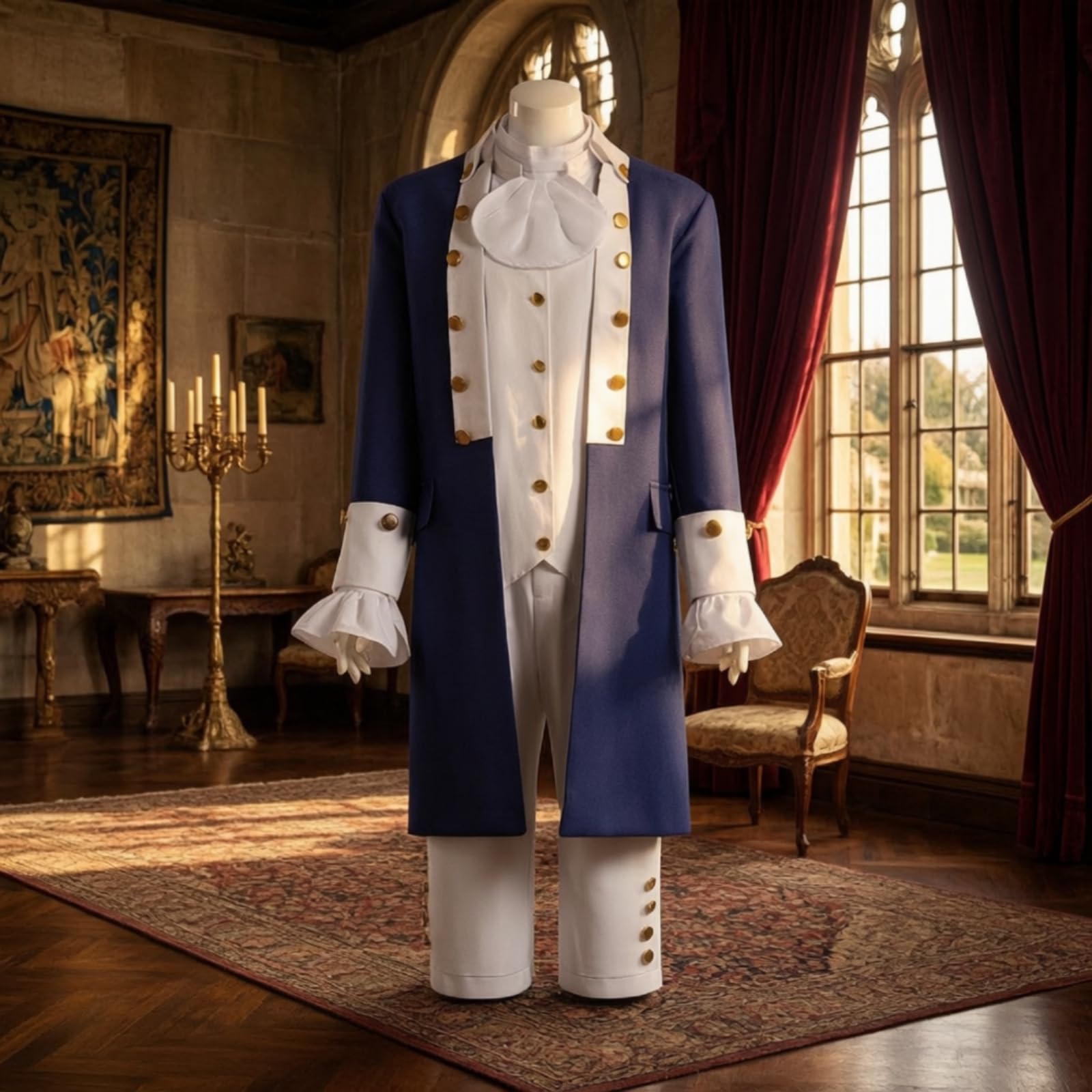 Gralara Costume da Cosplay Drammatico Medievale Ornato Vestito per Attori