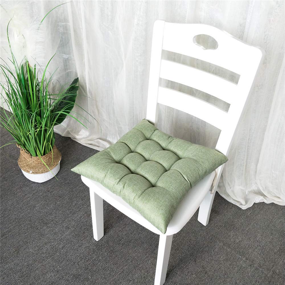 Set Cuscini Per Sedie 45x45cm - Con Lacci, In Poliestere E Cotone Perlato, Per Interno Ed Esterno (1,2,4,6 Pezzi)