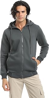 اندورا سويت شيرت صوفي بغطاء للرأس وسوستة للاغلاق للرجال