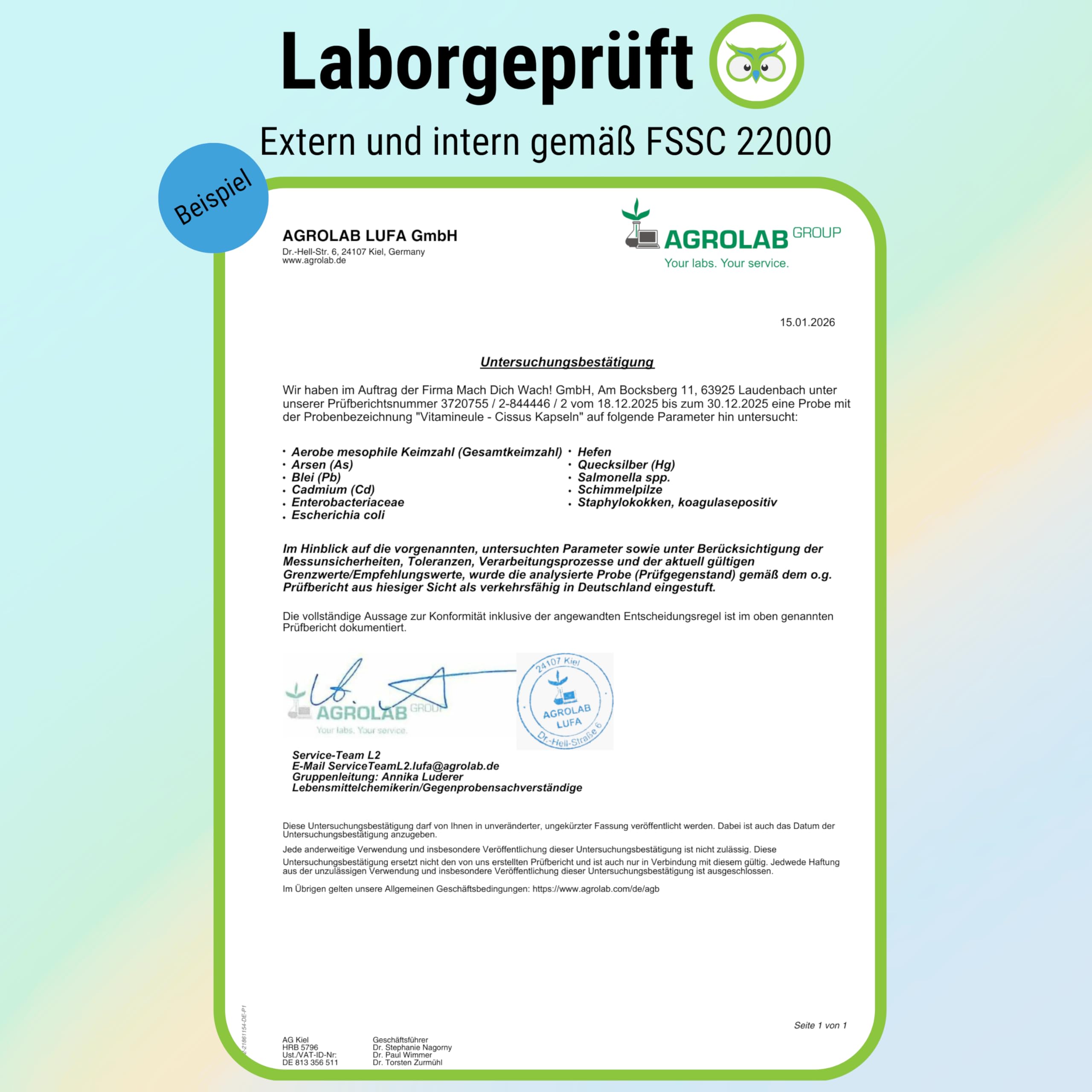 Cissus Quadrangularis Kapseln - hochdosiert 4800 mg (400 mg 12:1 Extrakt) - 40% Ketosterone - bioaktiv & vegan - Produktion in Deutschland - laborgeprüft & ohne Zusatzstoffe - Vitamineule®