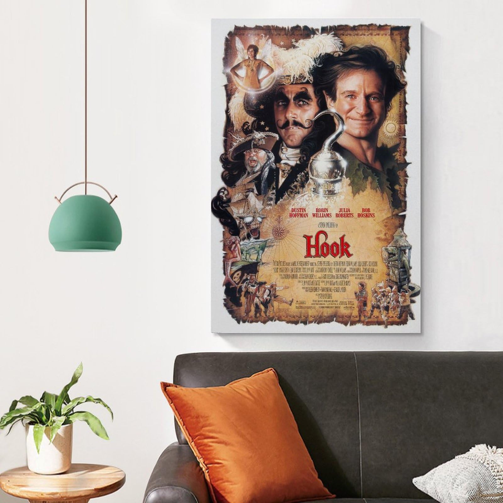 Amazon.com: Hook Movie Posters Canvas Art Posters for Room