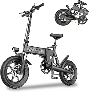 aya　電動アシスト自転車　CATEOOKI　１４インチ Amazon | CATEOOKI 電動アシスト自転車 電動自転車 折りたたみ