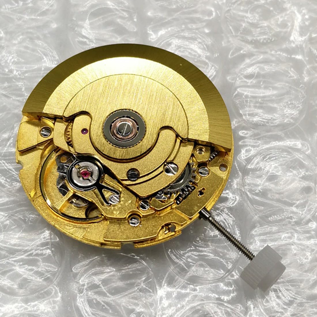 Mechaniczne części mechanizmu do zegarka automatycznego 2824-2, złoty/biały, pojedyncza data na 3 godzinie złoty