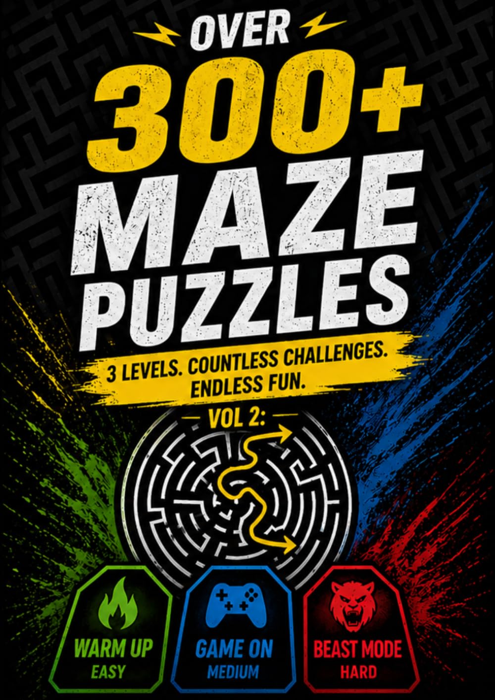Maze Puzzles Vol 2: Mazes to Test Your Limits (Maze Master Challenge Series)