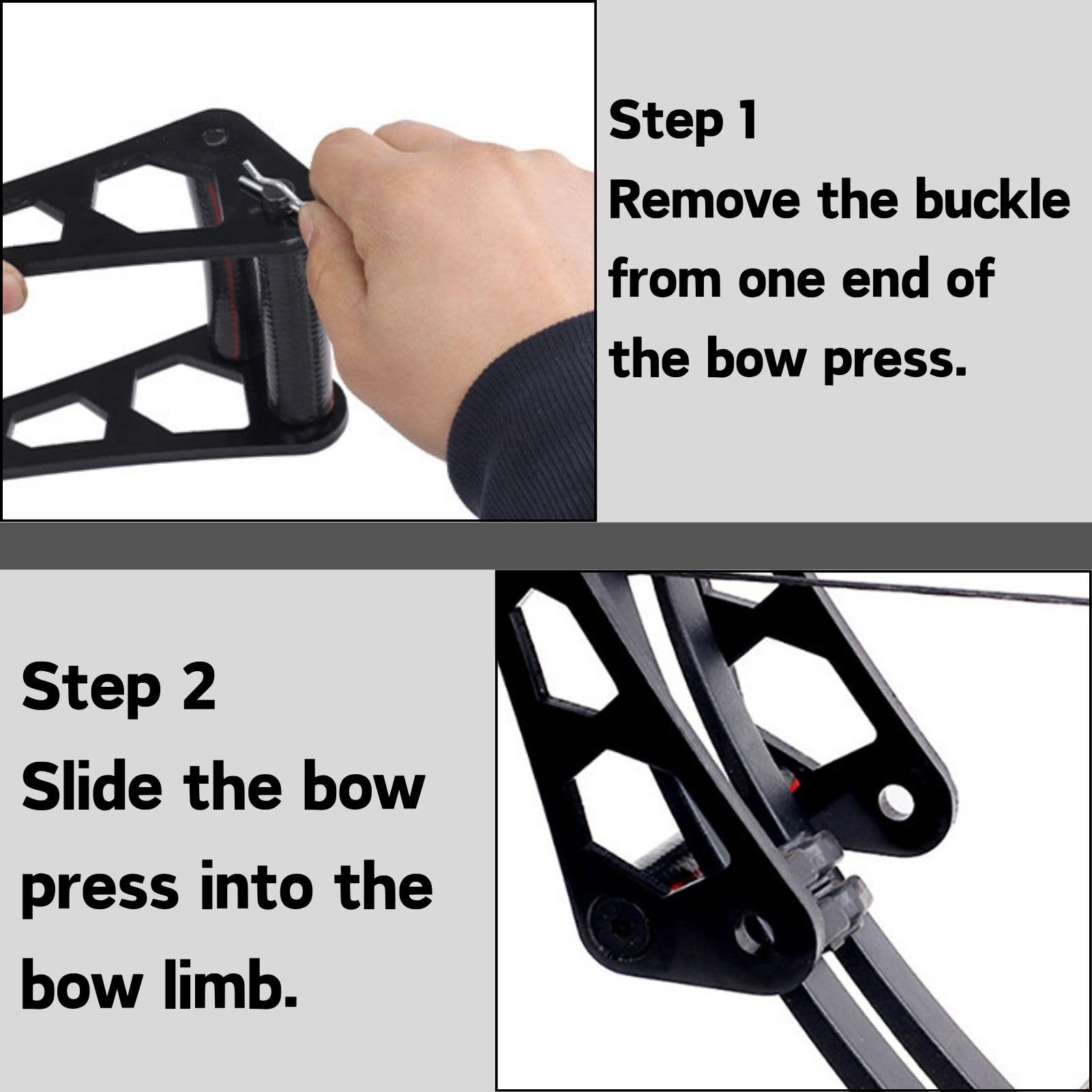 Bogenpresse Compoundbogen, Tragbare Bogensehnenwechsler Einstellwerkzeug Compound Bow Bogenpresse Bogenschießen Zubehör