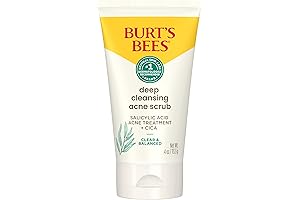 Burt's Bees Clear and Balanced Deep Cleansing Acne Scrub: Say Goodbye to Acne
