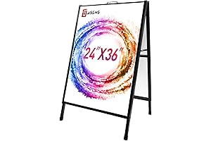 Heavy Duty 24x36 Inch Sidewalk Sign with Slide-In Design for Effortless Outdoor Advertising