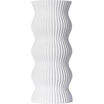 Anneli Decorative Vase XL 38 cm Floor Vase Decorative Vase Pampas Grass Dried Flowers White