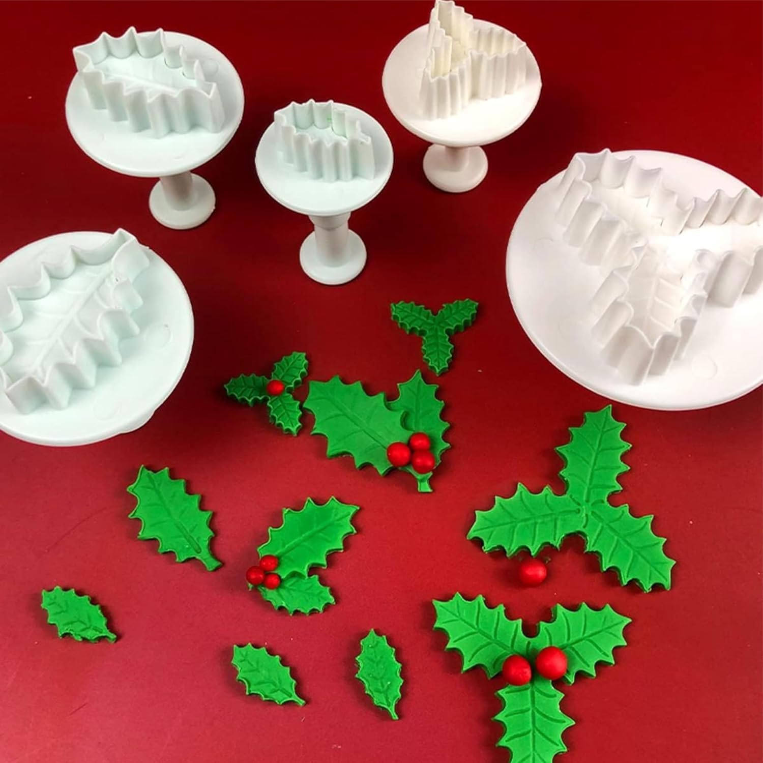 Christmas Cookie Cutter Set – 11 Piece Plastic Snowflake Shapes for Cookies, Biscuits, Fondant & Cake Decorating