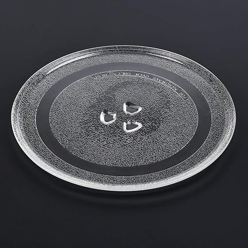Miniatura 5 de Placa de vidrio para microondas GE de 12.4 pulgadas, reemplazo de placa giratoria de vidrio para microondas, placa de 12 125 pulgadas equivalente a