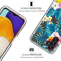 Vista 2 de Funda para Galaxy A13 5G, Samsung A13 5G con protector de pantalla de vidrio templado, suave 360 cuerpo completo, a prueba de golpes, híbrida