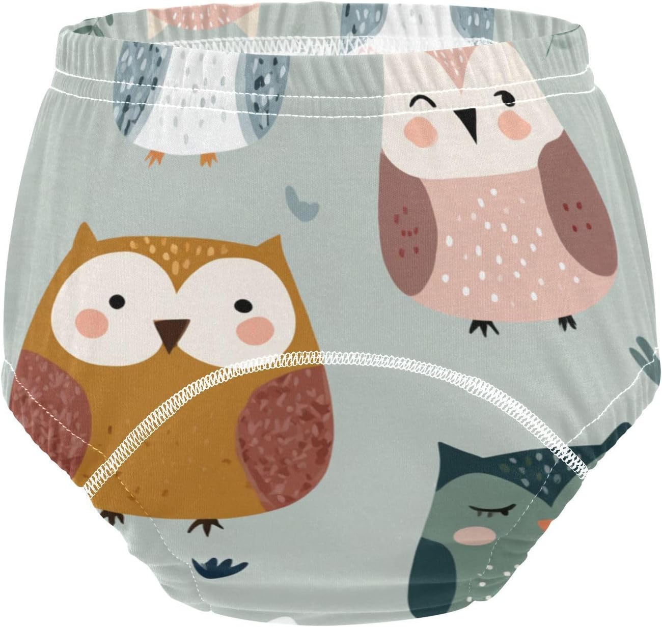 Baby Underwear Potty Training Leakproof Cartoon Colorful Owl Cute Nighttime Training Pants Shorts Underwear for