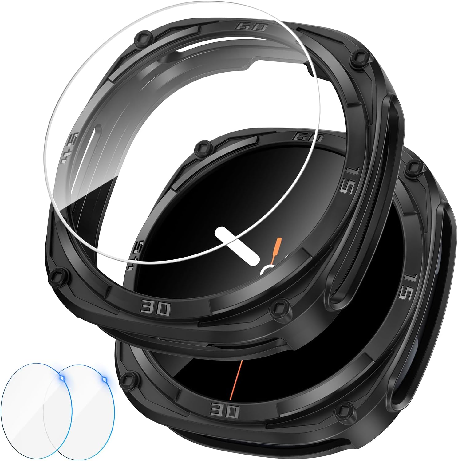 Goton Case for Samsung Galaxy Watch 8 40mm with Screen Protector