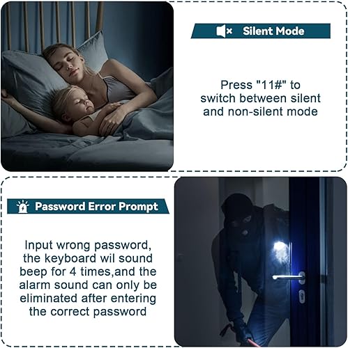 Vista 5 de 6 Gun Safe for Rifles and Pistols Heavy Duty Gun Cabinet for Rifles and Shotguns Rifle Safes for Home Gun Safe Clearance Gun Locker with Drawer and