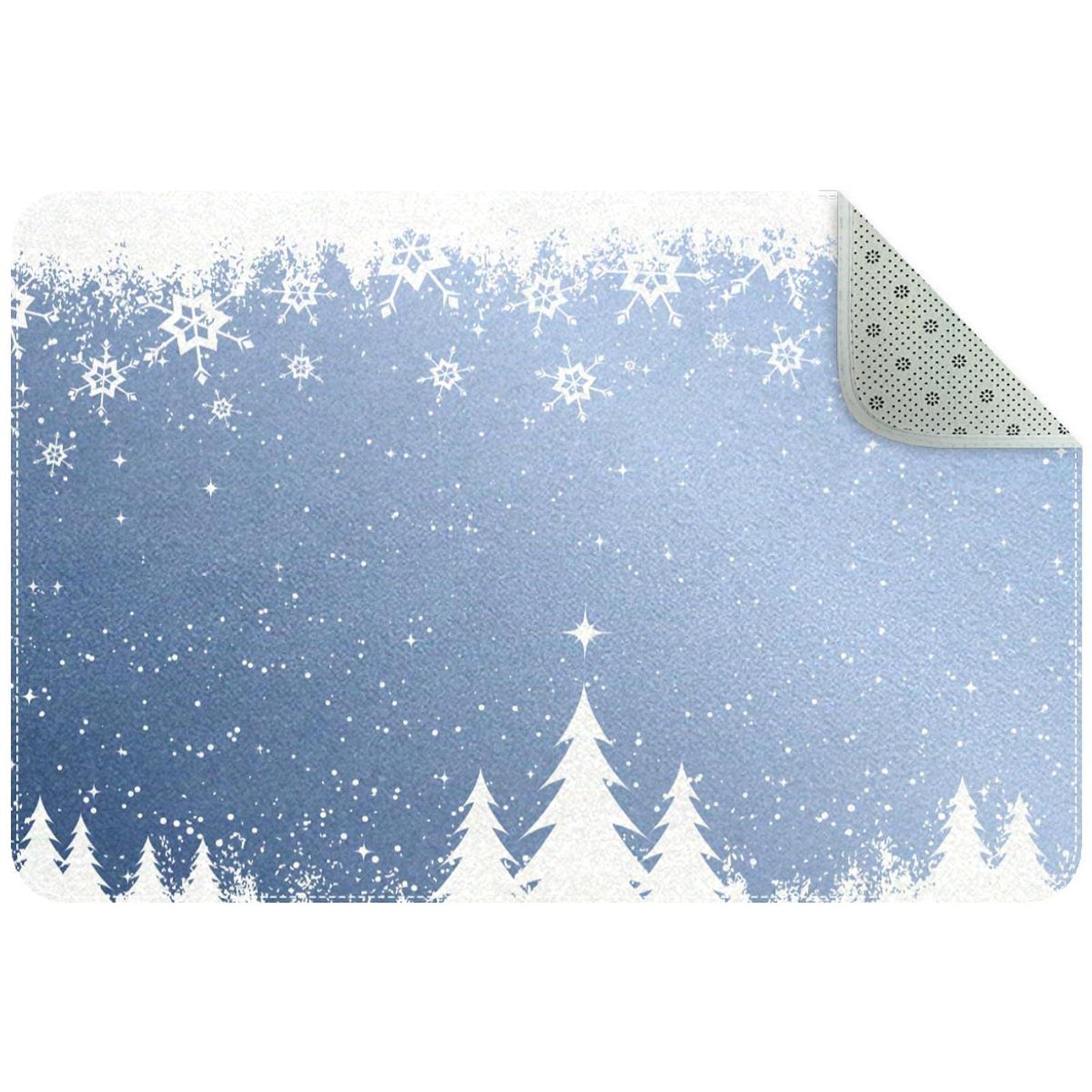 Paillasson de Noël pour entrée chaleureuse et patio festif Eneryway
