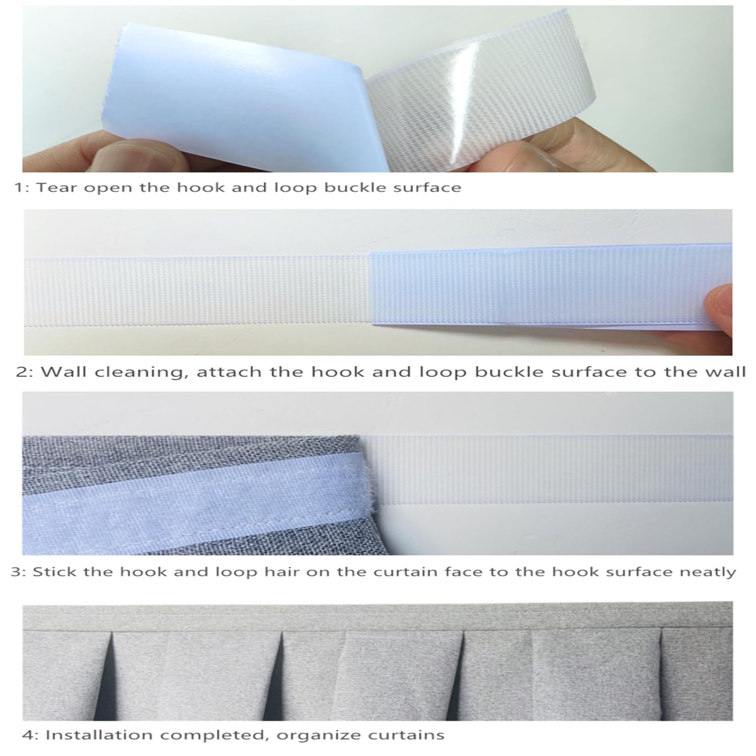 Selbstklebender Vorhangkopf, verdunkelnde Fenstervolants, einfarbig, Querbehang, einfache Installation, lichtblockierende Kopfleiste, Erkerfenster, Schlafzimmer, Wohnzimmer, Heimdekoration