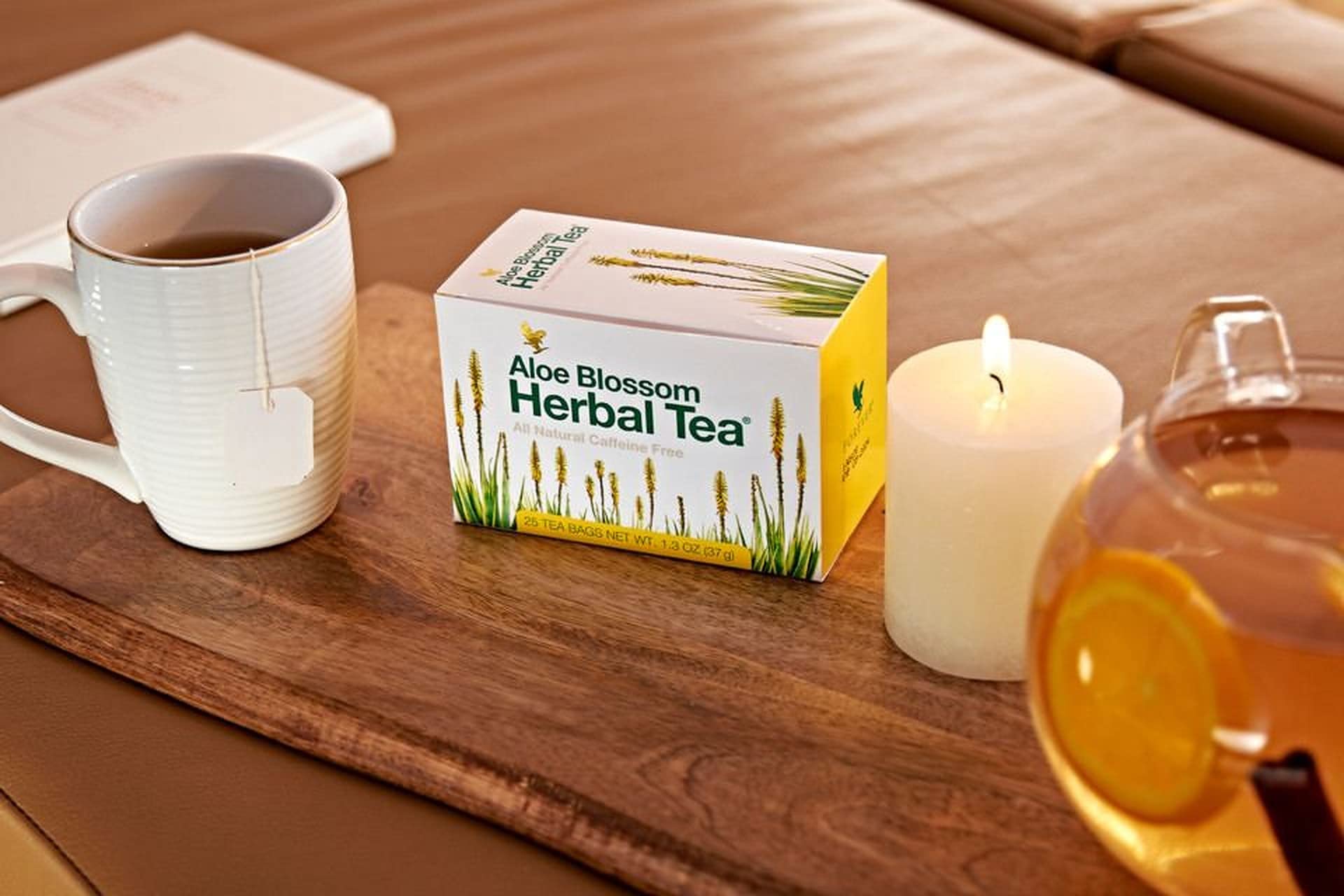 Aloe Blossom Herbal Tea Aufgussgetrnk aus Aloe-Vera-Blten : Amazon.de:  Kosmetik