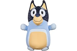Squishmallows Original Bluey 10-Inch Bandit HugMees Ultrasoft Plush