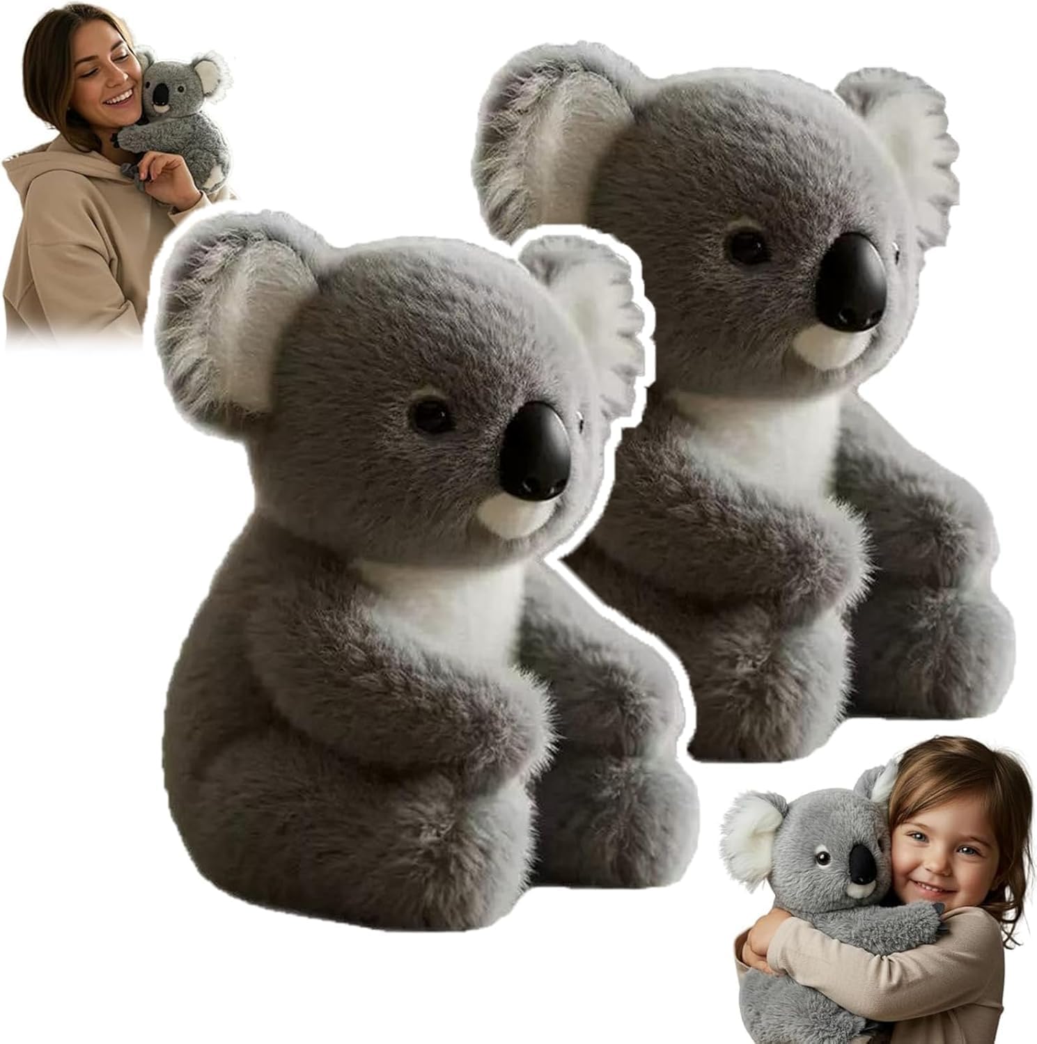 Peluche Anti Stress Adulte Peluche Koala Respirante UrbanHomes - Anti-stress Avec Sons Apaisants - Adulte Et Bébé Koala Anti Stress