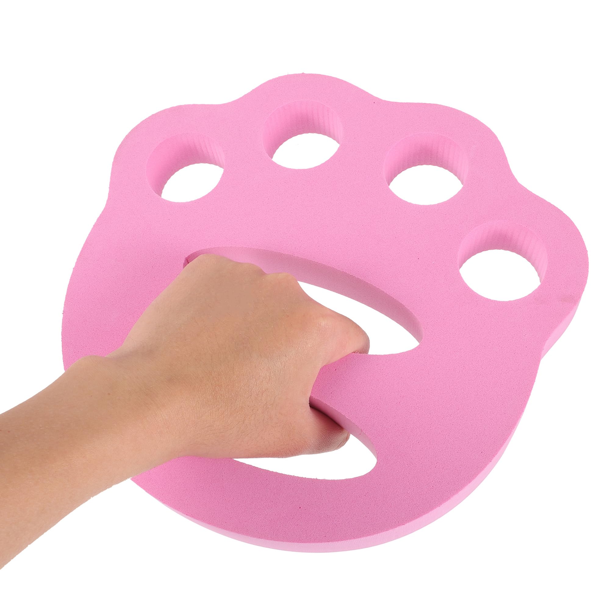 YZNLOQ 2 PCS Water Exercise Discs,Eva Foam Water Hand Discs for Pool Exercise Resistance Water Weights,Water Aerobic Equipment Hand Held Swim Disc for Water Exercise,Swimming Beginner (Rose Red)