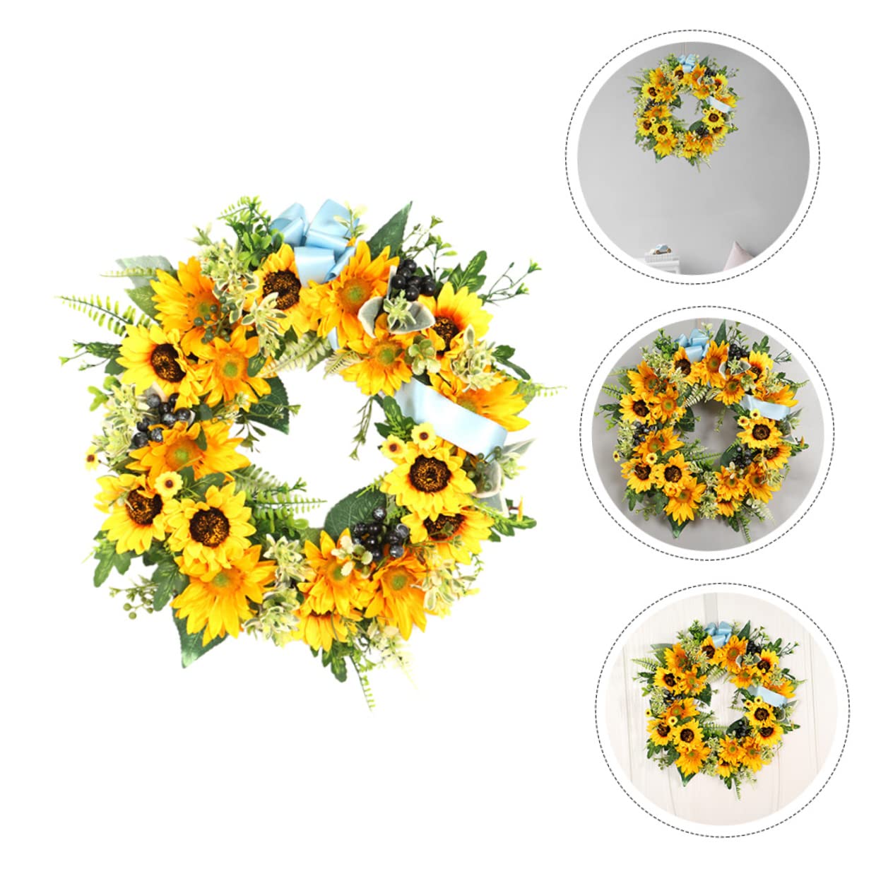 Zerodeko 1pièce Couronne De Artificielle Décoration pour Printemps Et Festivals Accessoire Romantique Intérieur