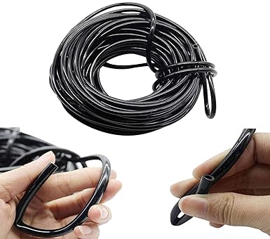 DIY Crafts Flexible Pipe Only Watering Tubing Hose Drip Pipe PVC Hose Irrigation System Watering Systems Greenhouse Lawn, Plants, Garden,Patio (Flexible Pipe Only) (5mtr, 4/7 Pipe 4mm)