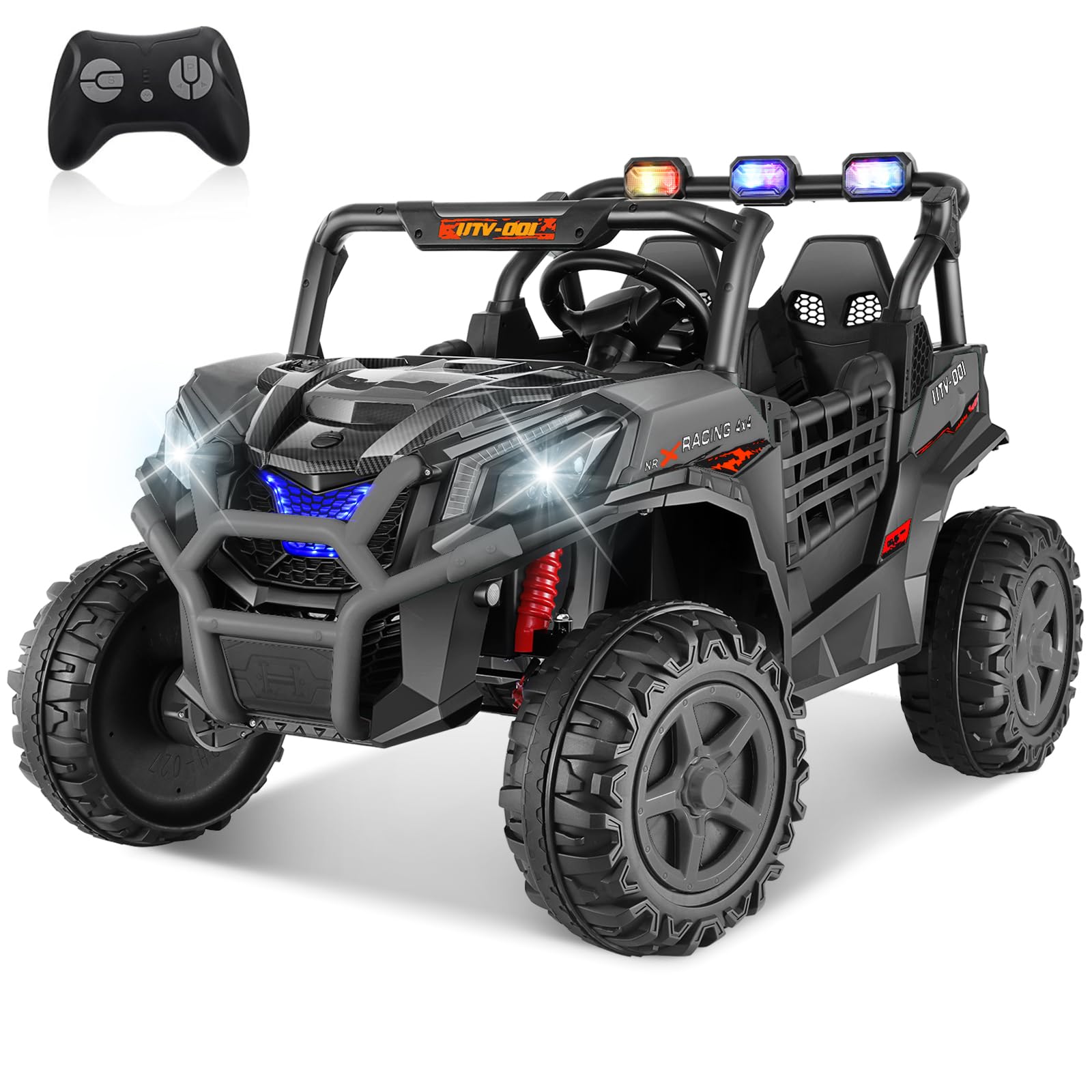 Hikole 24 Volt Ride On Toys - Remote Control, 2 Seater...