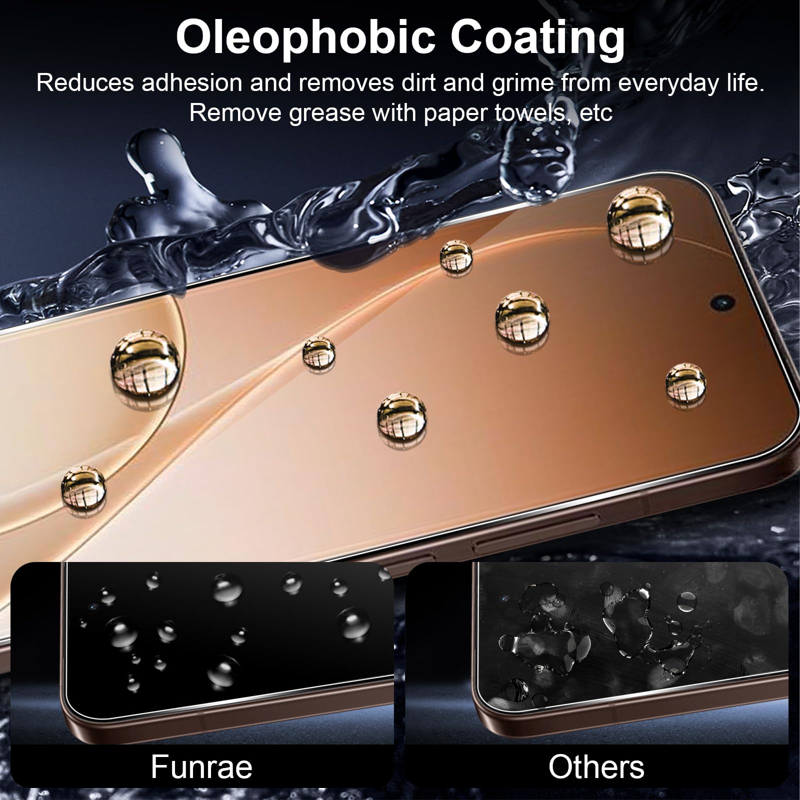 Pellicola Vetro Temperato Per Oppo Reno 15 F/FS 5G – 2 Pezzi Con Guida E Protettore Fotocamera, Durezza 9H