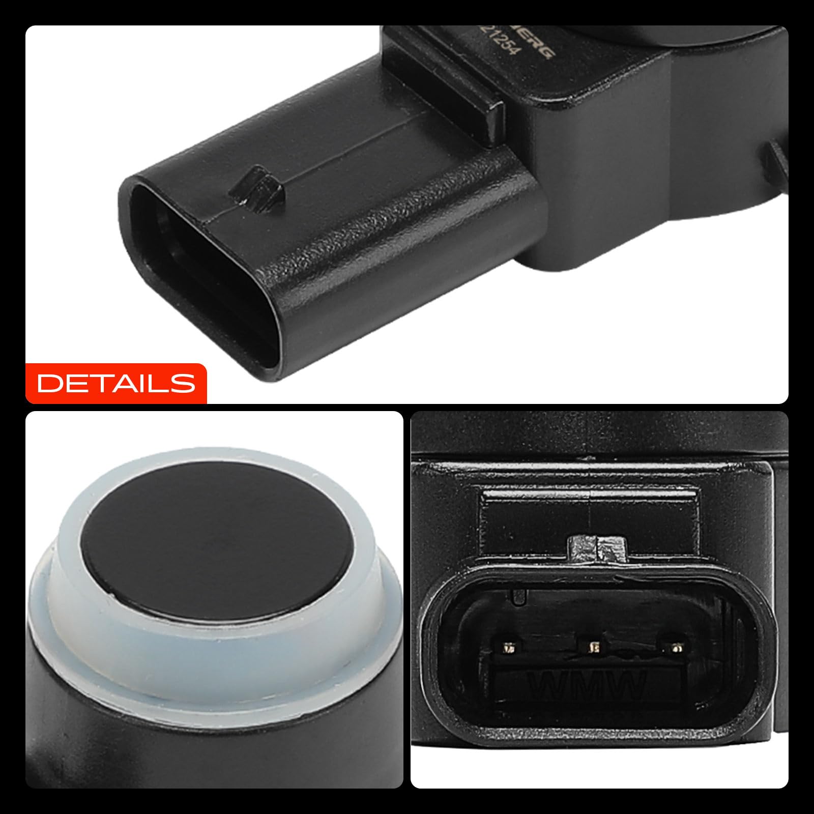 Frankberg 4x Parksensor Vorne Hinten Kompatibel mit A-Klasse W169 1.5L-2.0LElectric 2004-2012 B-Klasse W245 1.5L-2.0LElectric 2005-2011 Replace# V30720022