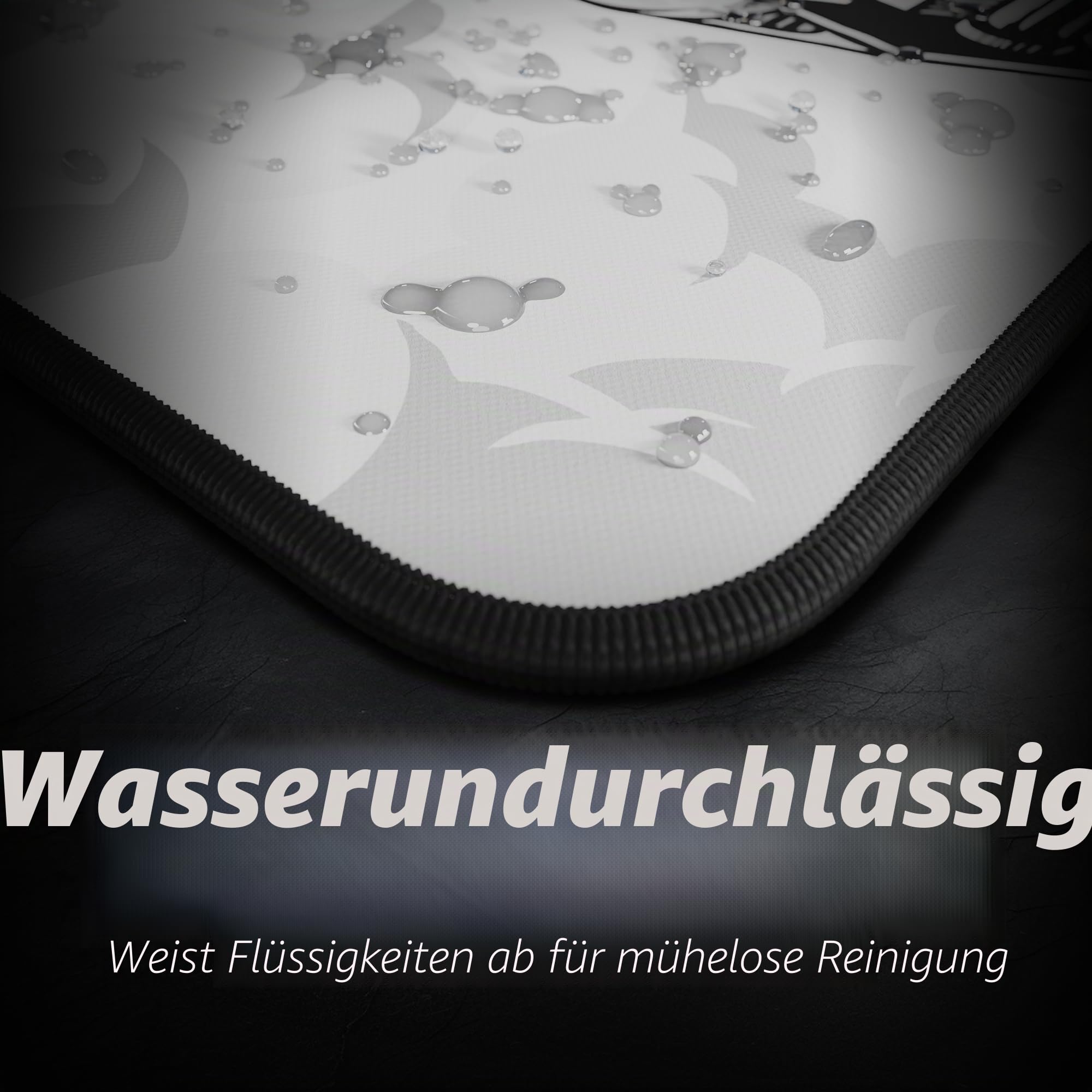 Hystar Erweitertes Gaming-Mauspad, 5 mm dick, wasserdichte Oberfläche, glattes Polyestergewebe und Unterseite aus Naturkautschuk, Mythic Pegasus (XXL 91,4 x 40,6 cm)