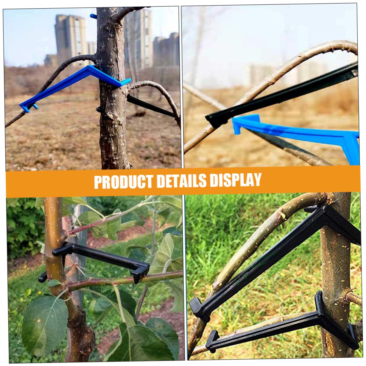 Sosoport 3 Set di Spargirami Regolabili per Alberi da Frutto Spargirami in Plastica Riutilizzabili Strumento di Potatura E Raccolta Accessorio da Giardino Adatto per Hobbisti 50 Pezzi * 3