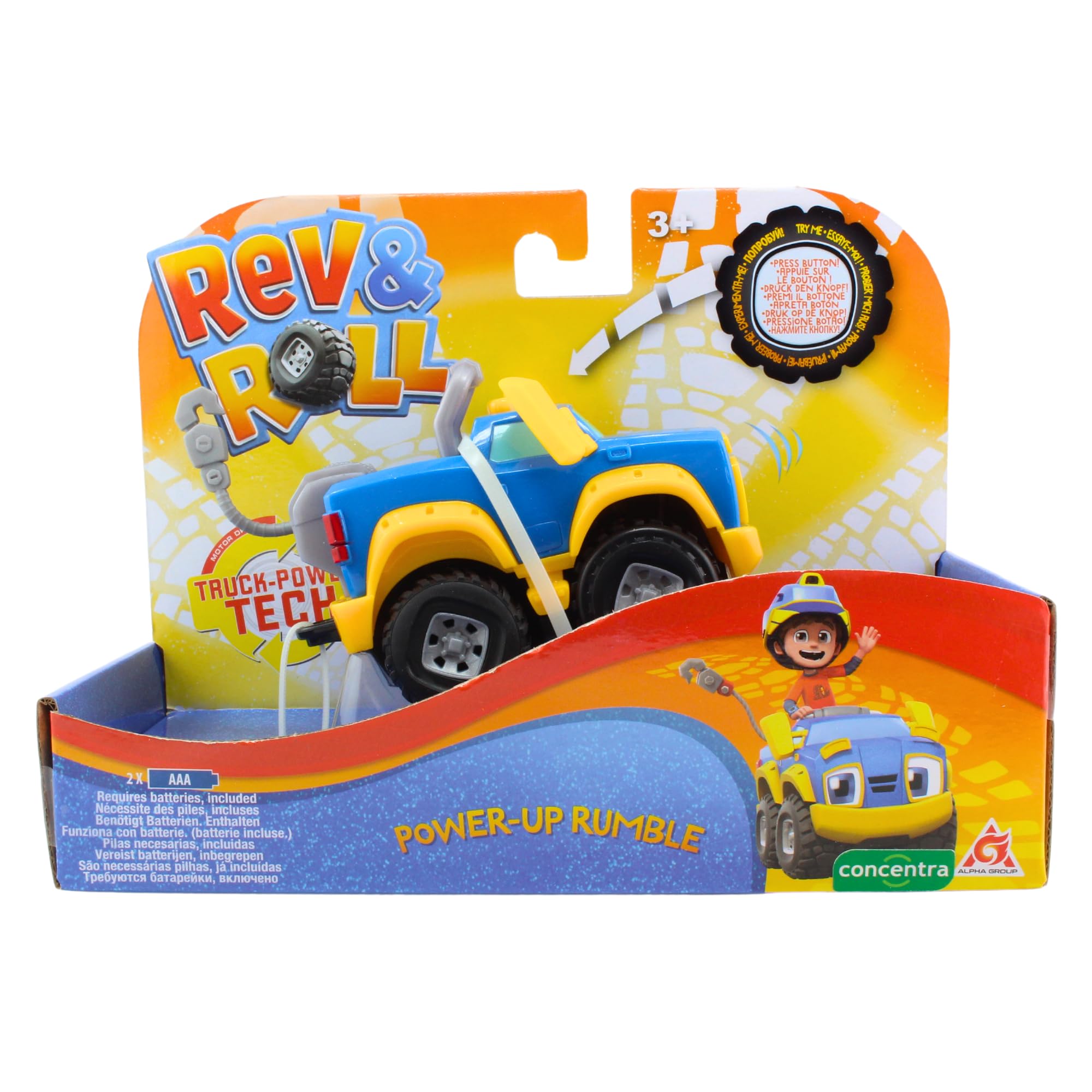 Power Up Motorised Toy Vehicle - Power-Up Rumble