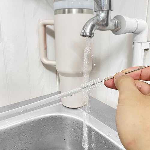 Miniatura 5 de Stanley - Cepillo limpiador de pajillas, reutilizable extra largo para tazas Stanley de 40/30/20 onzas, cepillo de limpieza para popotes de beber de