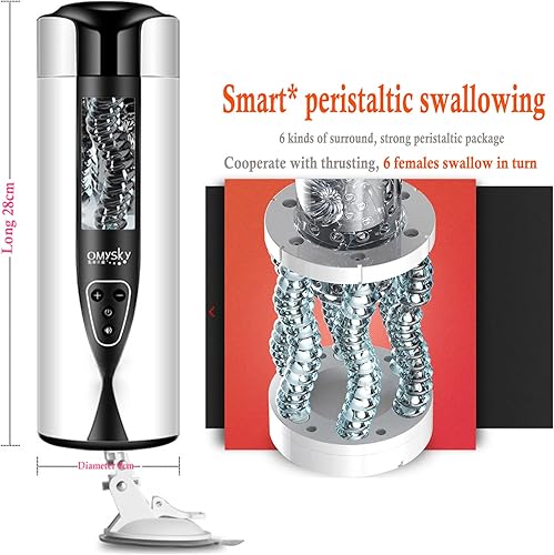 Miniatura 6 de Masturbadores masculinos de bolsillo, masturbador masculino con 5 velocidades y 10 modos de succión de clip de frecuencia para estimulación del