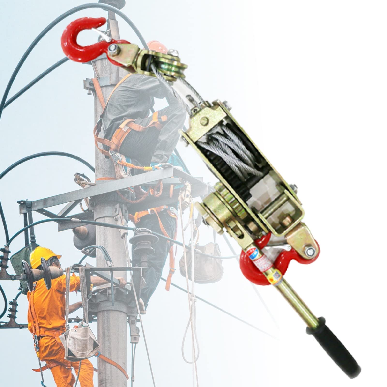 Buy Niligan Hand Winch, Manual Winch Hauling Gear Winch Puller Hand